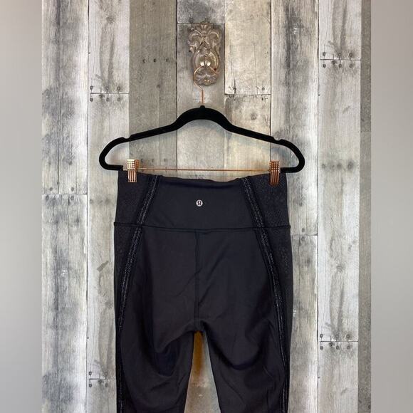Lululemon Power Lines Pant *28" in Black/Meisai Ice Grey Size 8. - Picture 6 of 16